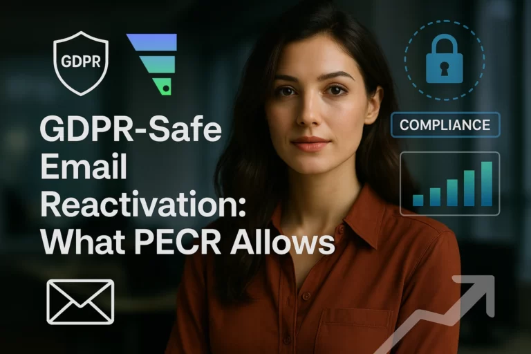 GDPR‑Safe Reactivation: What PECR Actually Allows (and What It Doesn’t)